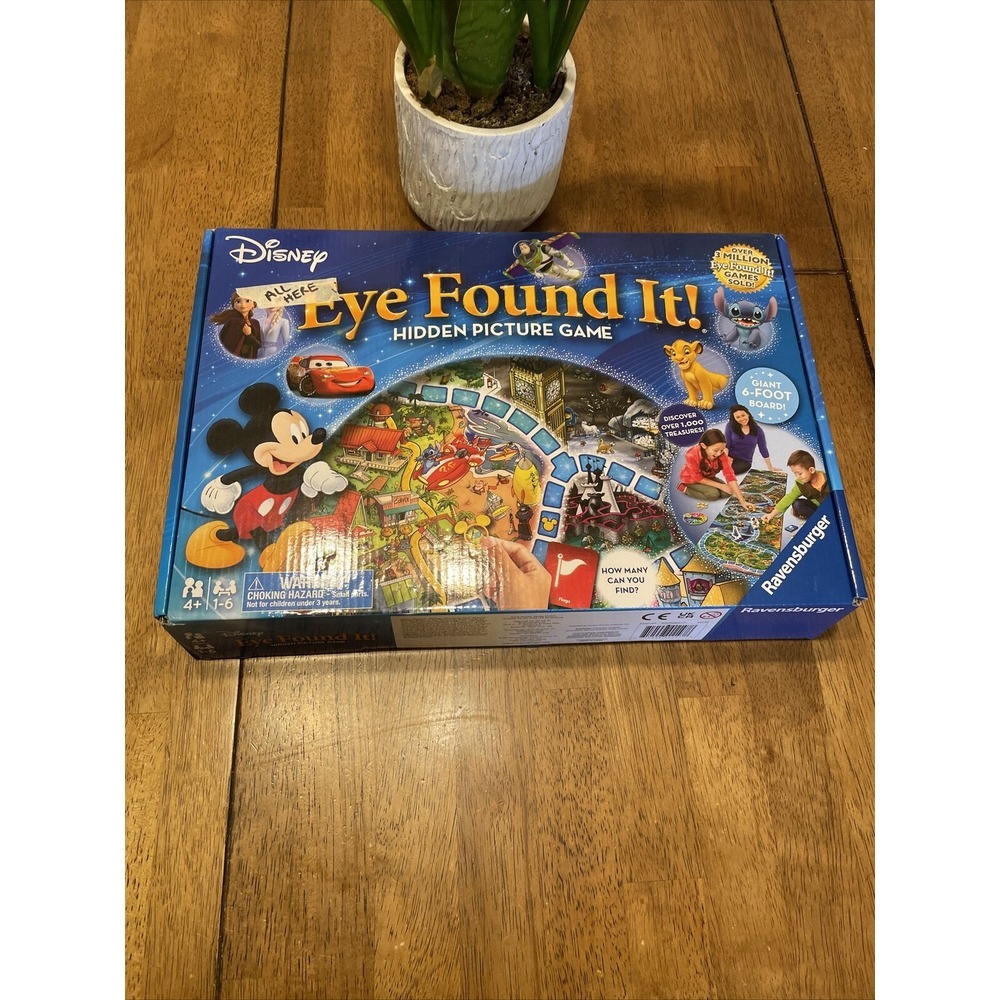 Disney - Eye Found It! Hidden Picture‎ Game by Ravensburger. Mickey,frozen, Lion